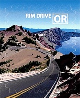 Travel Stamps Travel Stamp Crater Lake Rim Drive